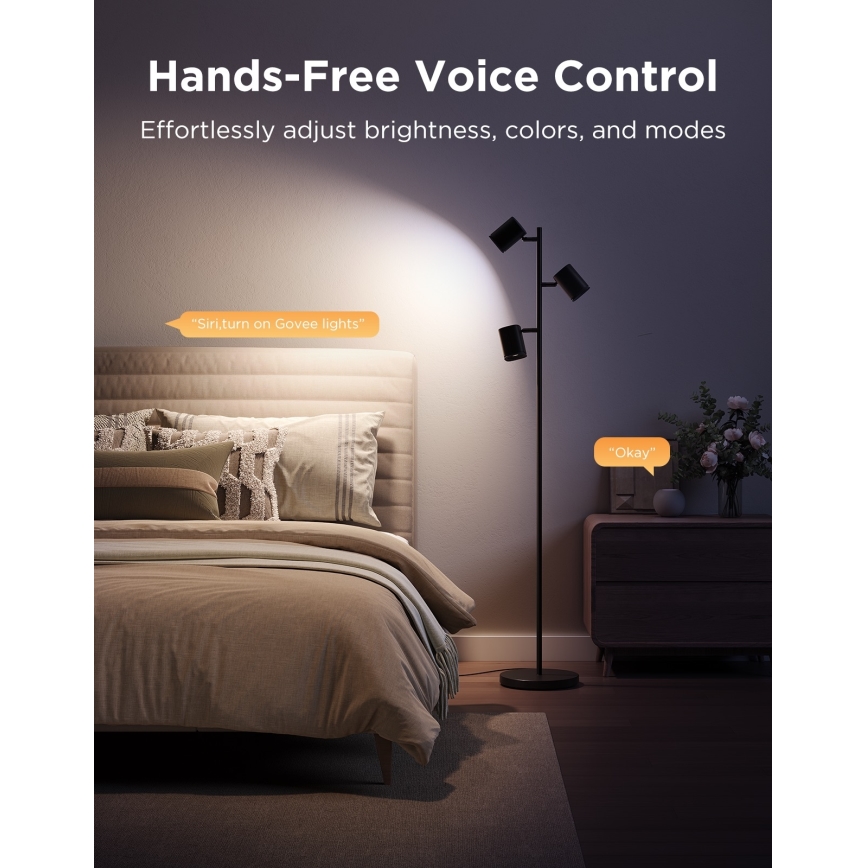 Govee - LED RGBICWW Dimeriuojama pastatoma lempa TREE MATTER LED/48W/230V Wi-Fi