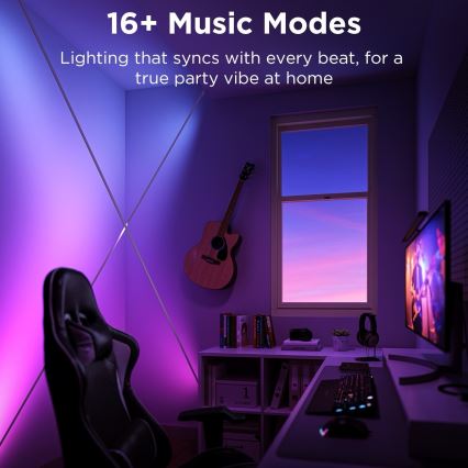 Govee - LED RGBICWW Pakabinama juosta LED/36W/24V 4m Skyline Matter Wi-Fi