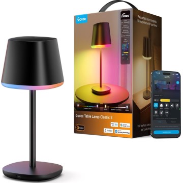 Govee - LED RGBICWW Reguliuojama stalinė lempa CLASSIC MATTER LED/10W/5V 4800mAh Wi-Fi