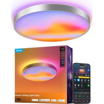 Govee - LED RGBICWW Reguliuojamas lubinis šviestuvas LED/55W/230V skersmuo 53 cm Matter Wi-Fi