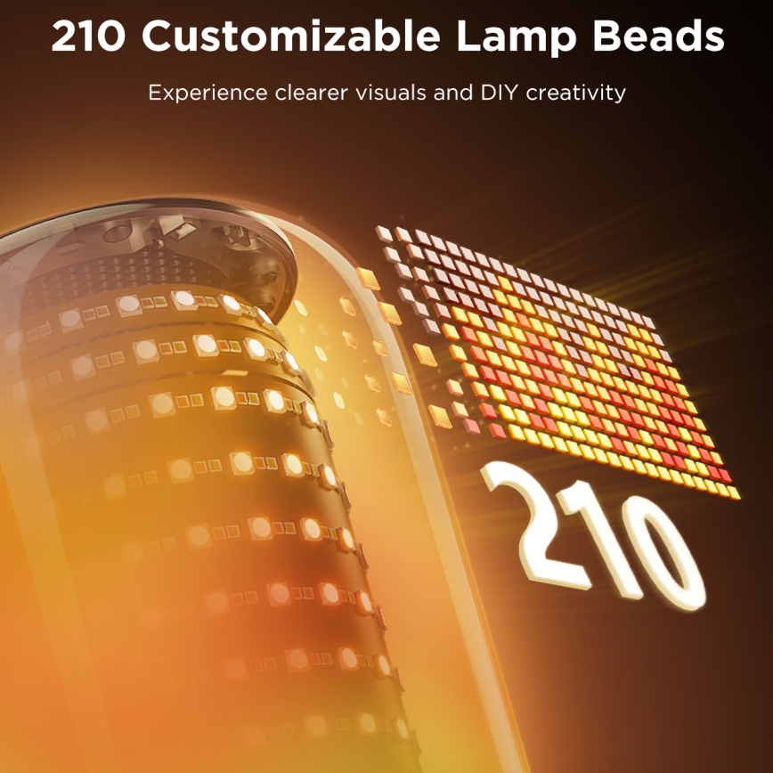 Govee - LED RGBW reguliuojamas stalinis šviestuvas su garsiakalbiu LED/36W/12V Wi-Fi