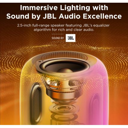 Govee - LED RGBW reguliuojamas stalinis šviestuvas su garsiakalbiu LED/36W/12V Wi-Fi