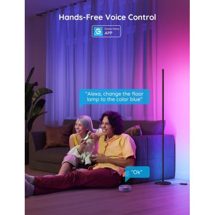 Govee - LED RGBW Pritemdoma pastatoma lempa LITE MATTER LED/24W/230V Wi-Fi 36 cm