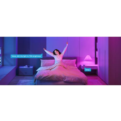Govee - LED RGBWW pritemdoma lemputė Smart MATTER E27/9W/230V 2700-6500K Wi-Fi