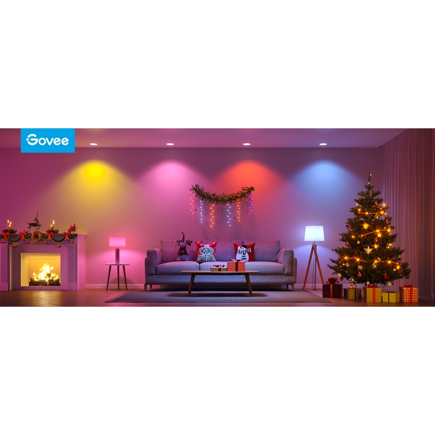 Govee - LED RGBWW Pritemdoma elektros lemputė Smart E27/9W/230V 2700-6500K Wi-Fi