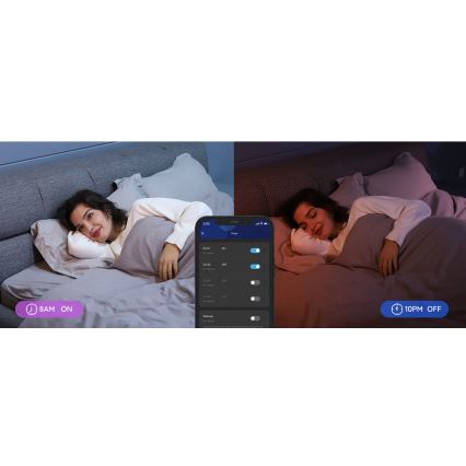 Govee - LED RGBWW Pritemdoma elektros lemputė Smart E27/9W/230V 2700-6500K Wi-Fi