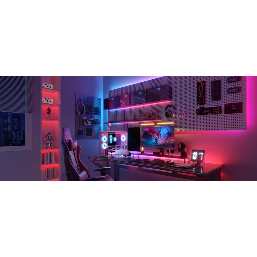 Govee - LED RGBWWIC Pritemdoma prailginimo juostelė Strip Light 2 Pro 1m Wi-Fi Matter