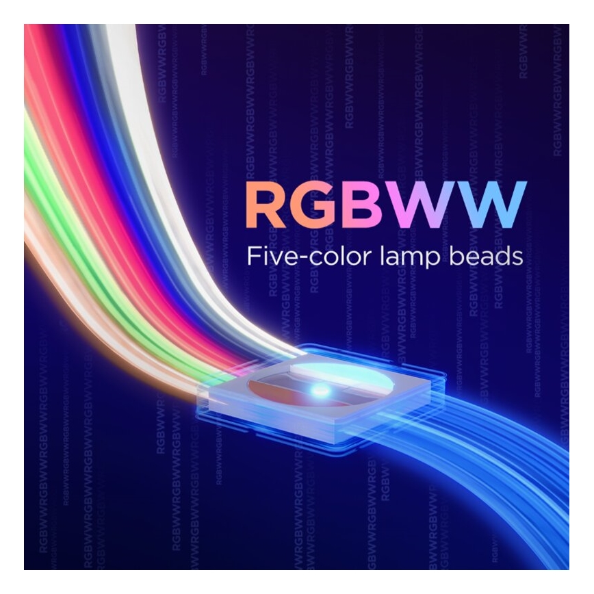 Govee - LED RGBWWIC Reguliuojama juostelė Juostelė Apšvietimas 2 Pro 5m Wi-Fi Matter