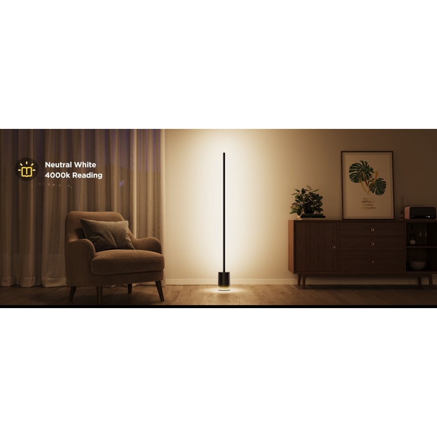 Govee - LED pritemdomas toršeras Smart MATTER LED RGBICWW 2200-6500K Wi-Fi + nuotolinio valdymo pultas