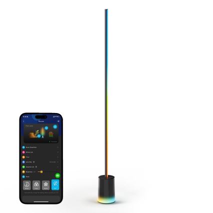 Govee - LED pritemdomas toršeras Smart MATTER LED RGBICWW 2200-6500K Wi-Fi + nuotolinio valdymo pultas