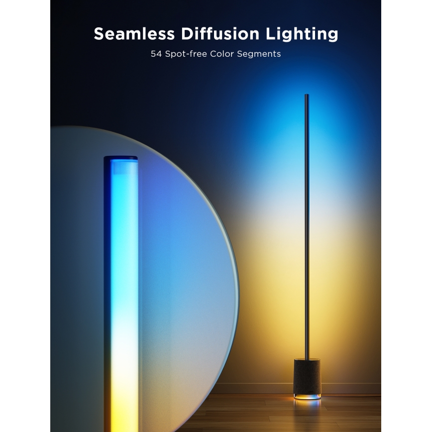 Govee - LED pritemdomas toršeras su kolonėle Pro RGBICWW 2200-6500K Wi-Fi + nuotolinio valdymo pultas