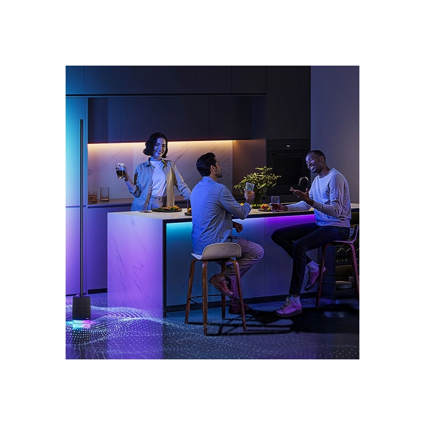 Govee - LED pritemdomas toršeras su kolonėle Pro RGBICWW 2200-6500K Wi-Fi + nuotolinio valdymo pultas