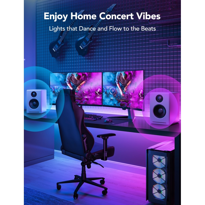 Govee - M1 PRO PREMIUM Smart RGBICW+ LED juosta 2m Wi-Fi Matter