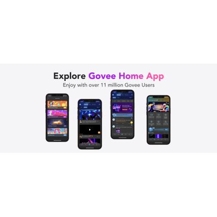 Govee - M1 PRO PREMIUM Smart RGBICW+ LED juosta 2m Wi-Fi Matter