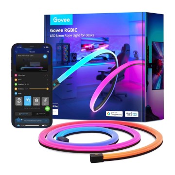 Govee - Neon LED stalo foninis apšvietimas 3m RGBIC Wi-Fi