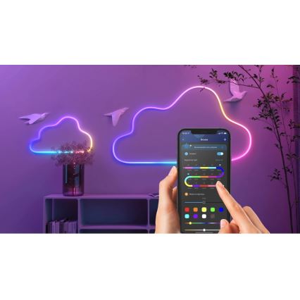 Govee - Neon SMART lankstoma LED juosta RGBIC 2m Wi-Fi IP67