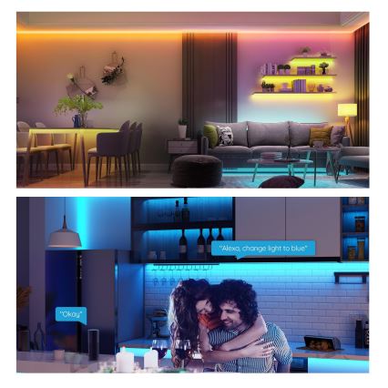 Govee - RGB LED juosta su reguliuojamu ryškumu SMART LED/36W/24V 10 m Wi‑Fi