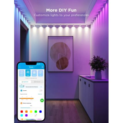 Govee - RGBIC LED Pakabinami šviestuvai 3m Wi-Fi