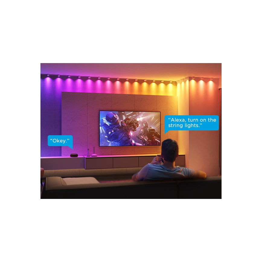 Govee - RGBIC LED Pakabinami šviestuvai 3m Wi-Fi