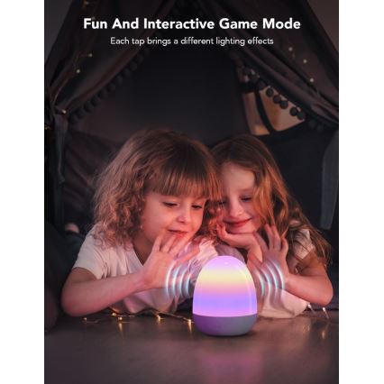 Govee - RGBIC išmanusis naktinis LED šviestuvas su garsiakalbiu ir Wi-Fi jungtimi