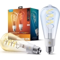 Govee - RINKINYS 2xLED RGBWW dimeriuojamos lemputės Smart MATTER ST64 E27/5W/230V 2700-6500K Wi-Fi
