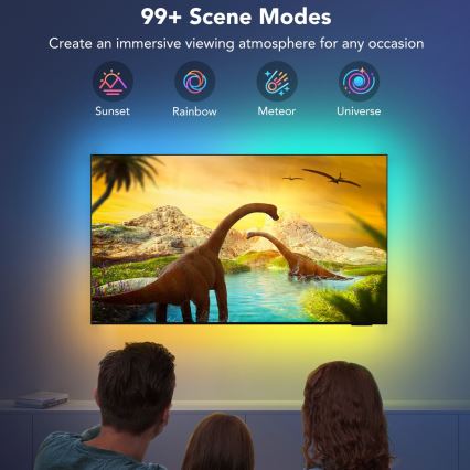 Govee - TV 40-50 Išmanusis LED foninis apšvietimas RGBIC Wi-Fi