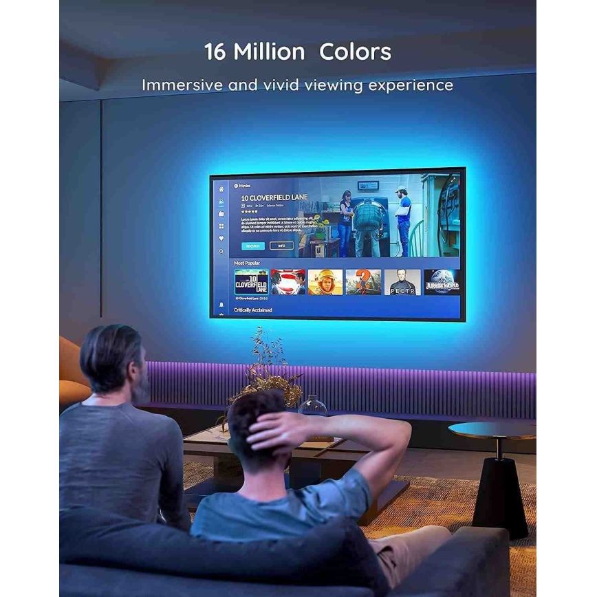 Govee - TV 46-60 išmanusis LED foninis apšvietimas RGB + nuotolinis valdymas
