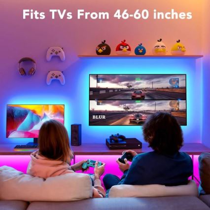 Govee - TV 46-60 išmanusis LED foninis apšvietimas RGB + nuotolinis valdymas
