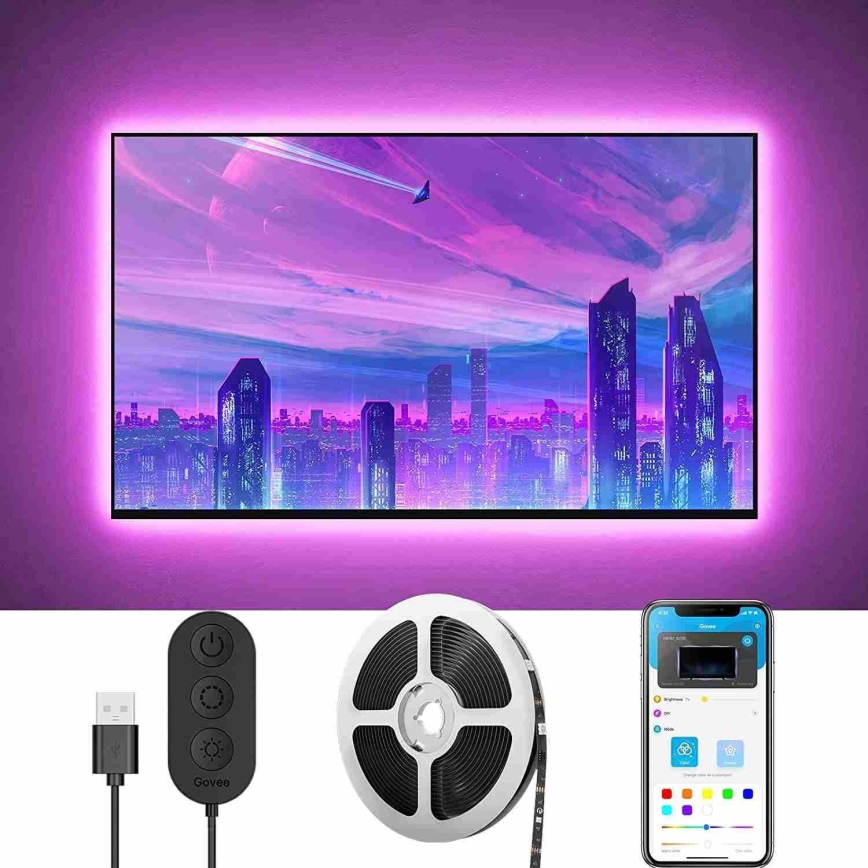 Govee - TV 46-60" SMART LED foninis apšvietimas RGB