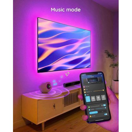 Govee - TV 46-60" SMART LED foninis apšvietimas RGB