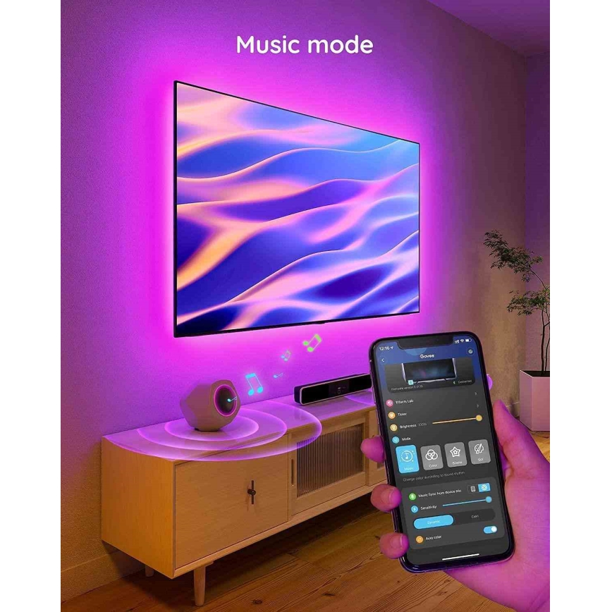 Govee - TV 46-60" SMART LED foninis apšvietimas RGB