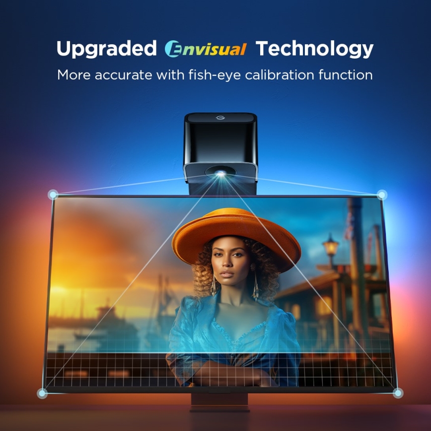 Govee - TV Backlight 3 Lite TV 40-50" SMART LED foninis apšvietimas RGBICW Wi-Fi IP67 +RC