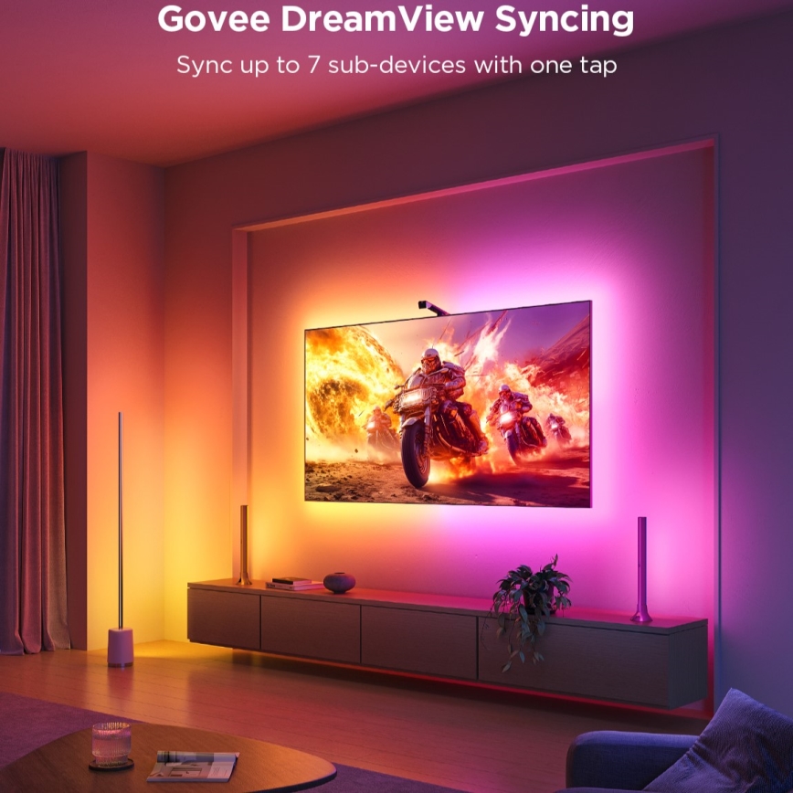 Govee - TV Backlight 3 Lite TV 40-50" SMART LED foninis apšvietimas RGBICW Wi-Fi IP67 +RC