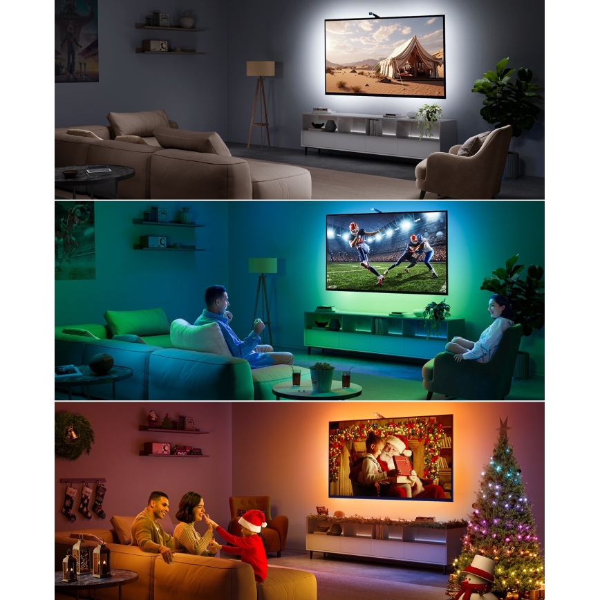 Govee - TV Backlight 3 Lite TV 40-50" SMART LED foninis apšvietimas RGBICW Wi-Fi IP67 +RC