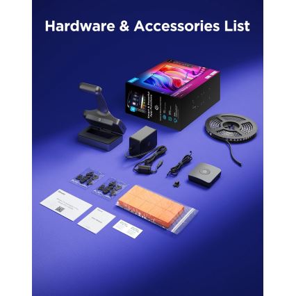 Govee - TV Backlight 3 Pro 75-85 Išmanusis RGBIC LED apšvietimo juosta su Wi-Fi