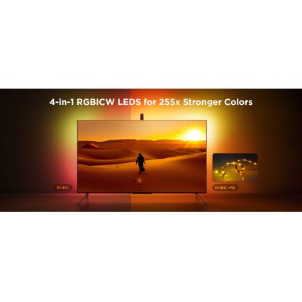 Govee – TV foninis apšvietimas 3 Lite TV 55-65" SMART LED apšvietimas RGBICW Wi-Fi IP67 +VP