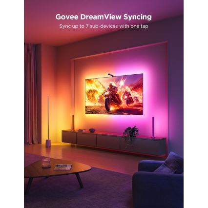 Govee – TV Foninis apšvietimas 3 Lite TV 75-85 SMART LED apšvietimas RGBICW Wi-Fi IP67