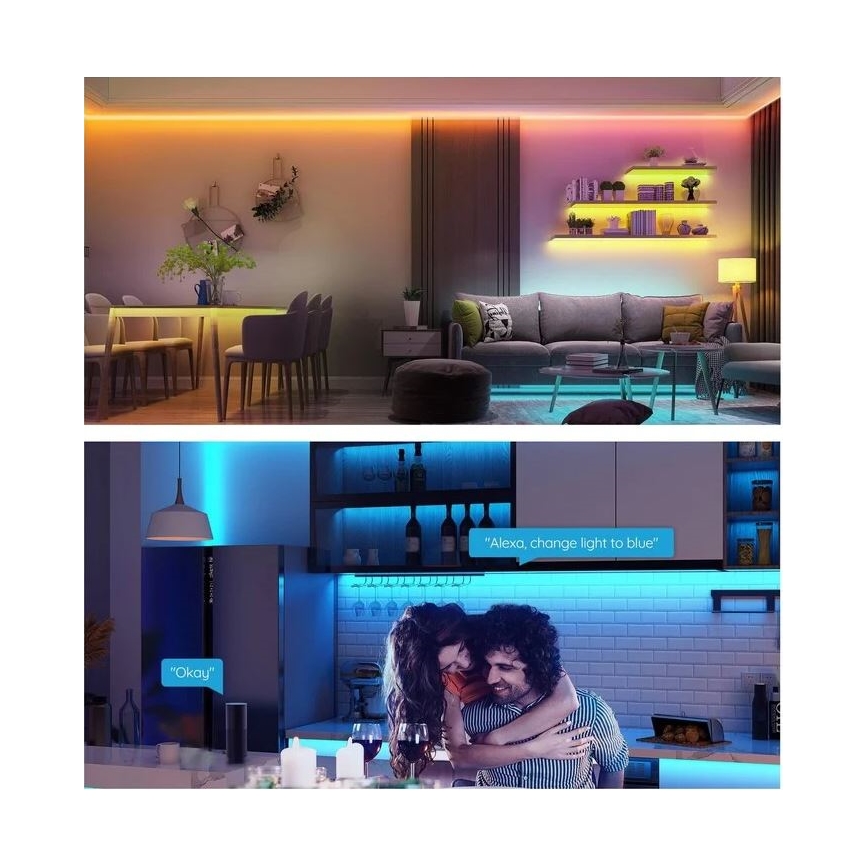 Govee - Wi-Fi RGB Smart LED juosta 10m