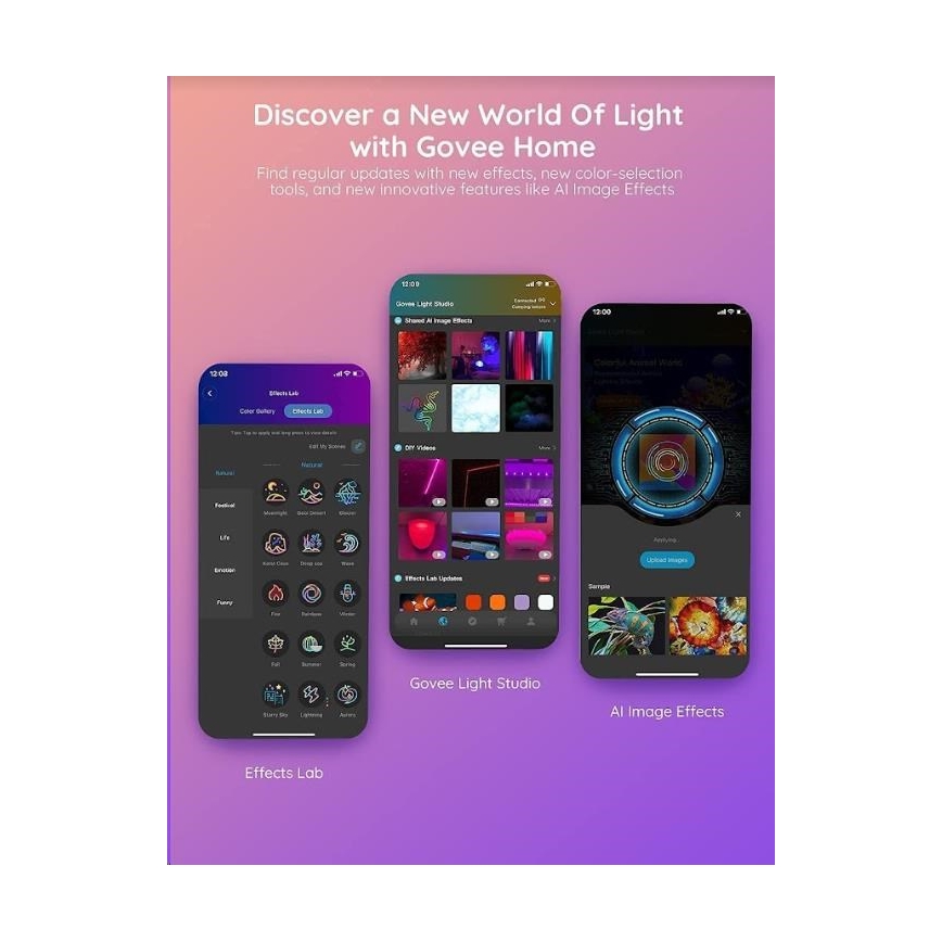 Govee - Wi-Fi RGBIC PRO išmanioji LED juosta 10 m