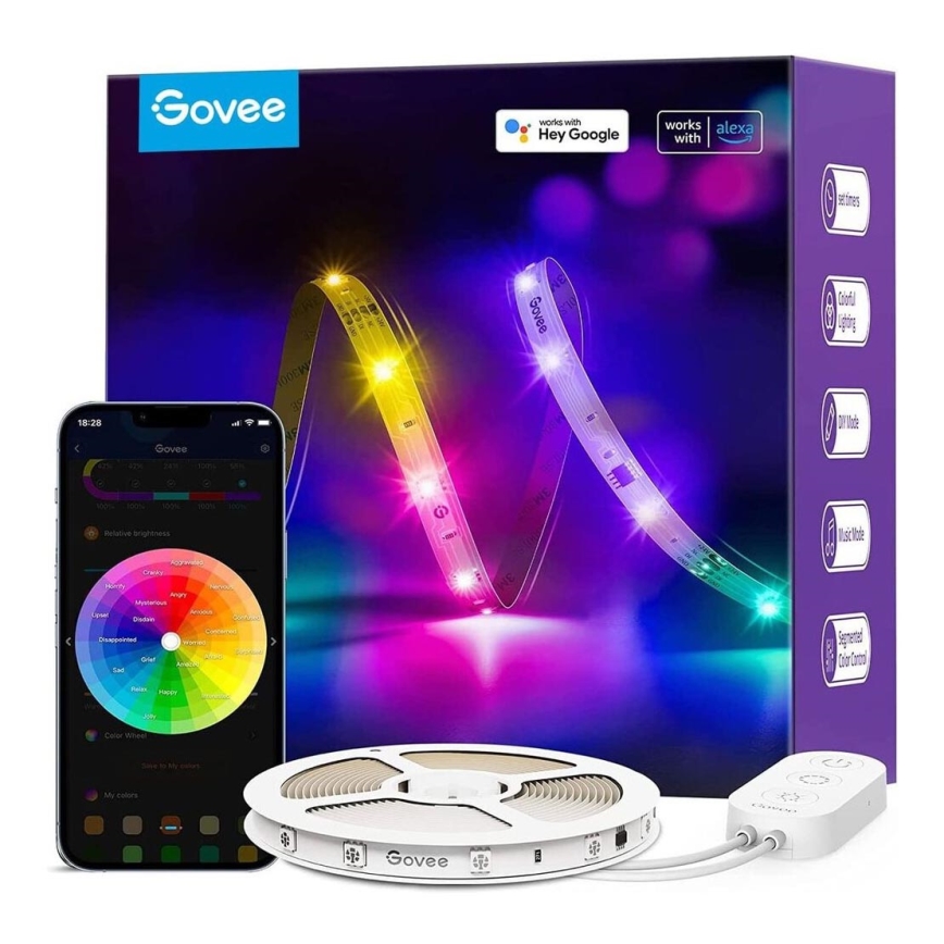 Govee - Wi-Fi RGBIC Smart PRO LED juosta 5m