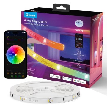 Govee - Wi-Fi RGBICW Smart PRO LED juosta 10m MATTER - itin patvarus