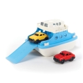 Green Toys - Keltas su automobiliais balta/mėlyna