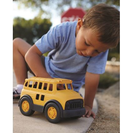 Green Toys - Mokyklinis autobusas geltona/juoda