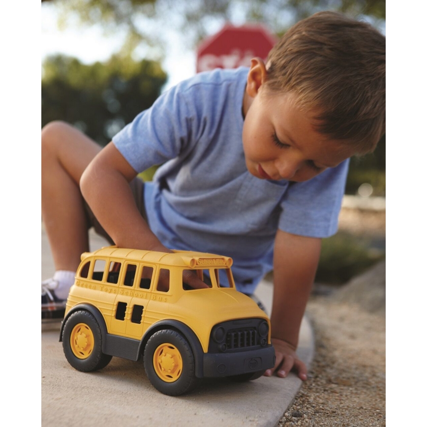 Green Toys - Mokyklinis autobusas geltona/juoda