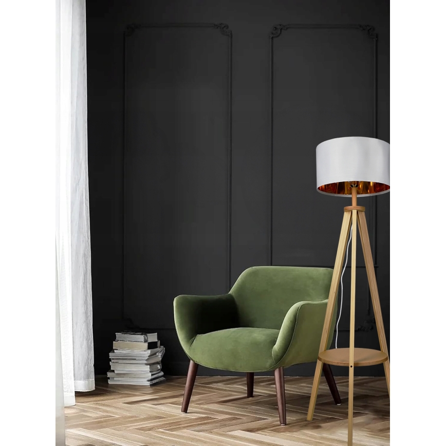 Grindinė lempa 1xE27/40W/230V balta