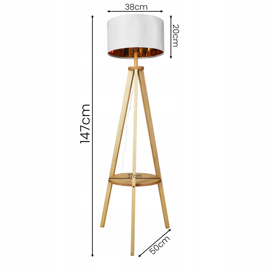 Grindinė lempa 1xE27/40W/230V balta