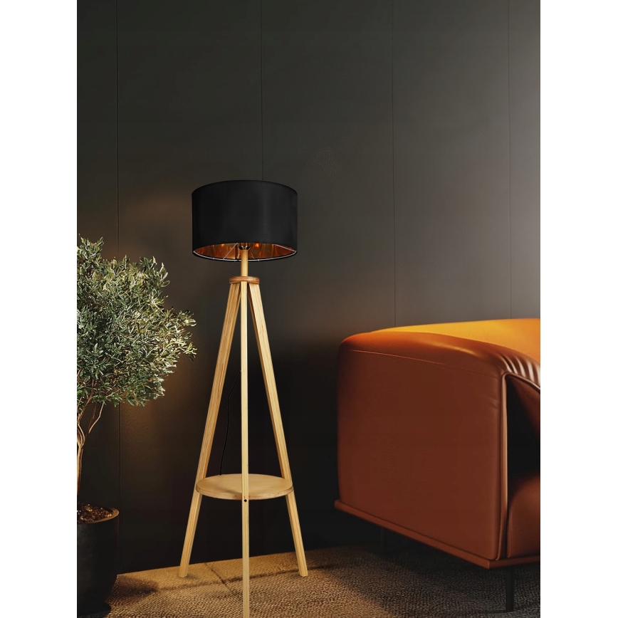 Grindinė lempa 1xE27/40W/230V juoda