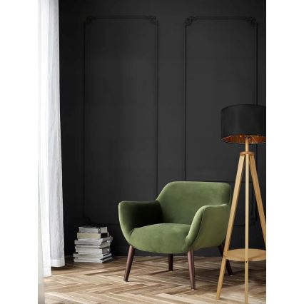 Grindinė lempa 1xE27/40W/230V juoda