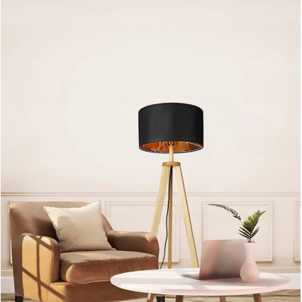 Grindinė lempa 1xE27/40W/230V juoda