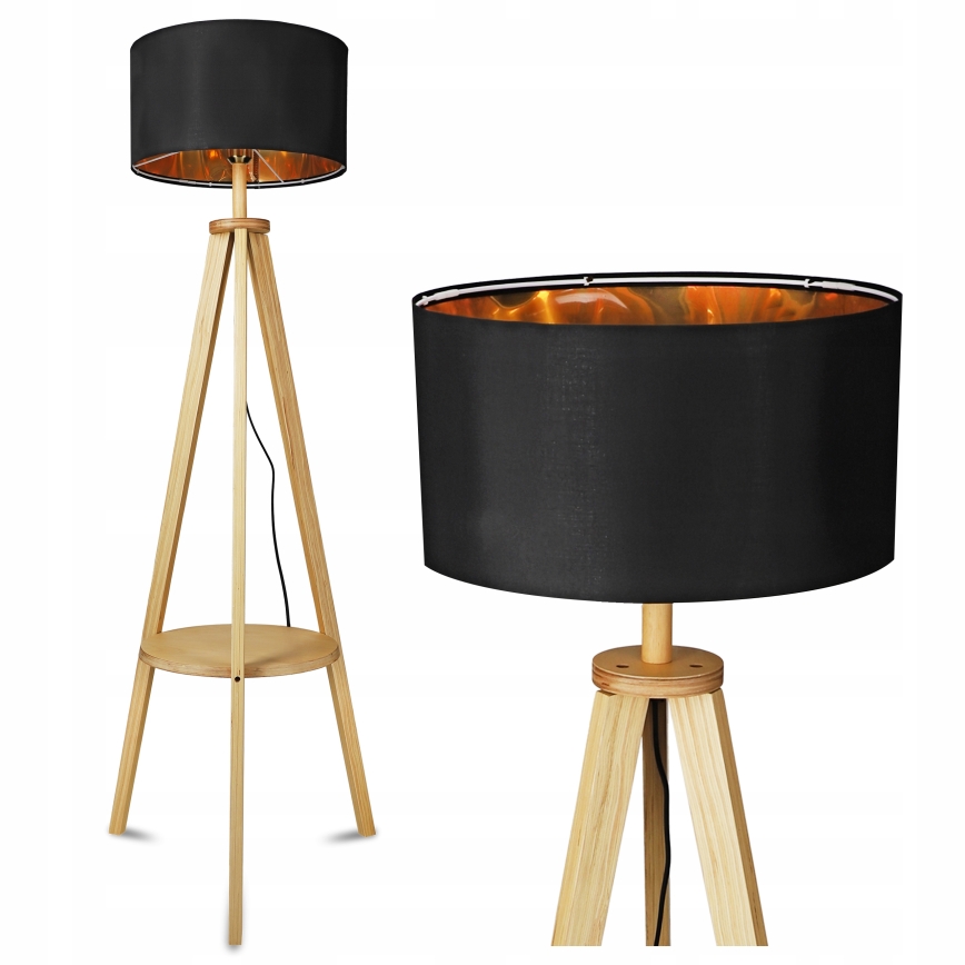 Grindinė lempa 1xE27/40W/230V juoda